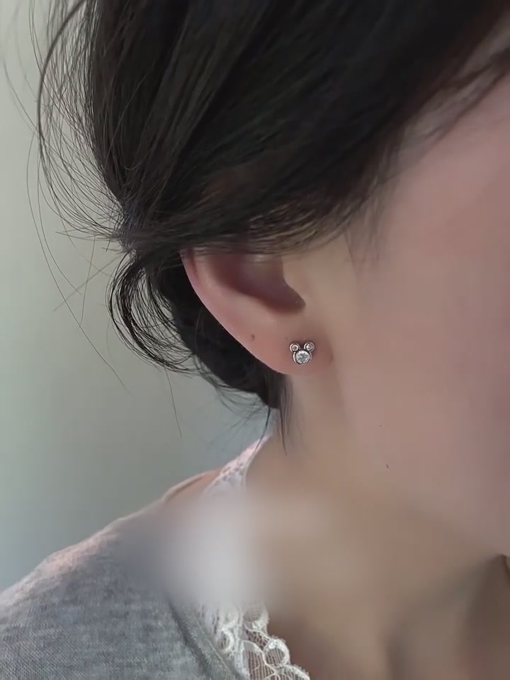 当米奇遇上925银：一只耳钉如何让我重拾少女心？