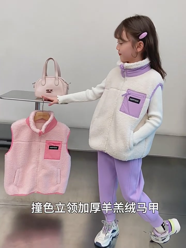 左西羊羔绒马甲测评：299元的中大童洋气外套，值不值得入手？