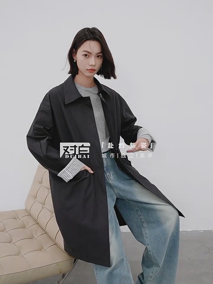 对白风衣：小个子也能穿出大气场，文艺控的春日战袍