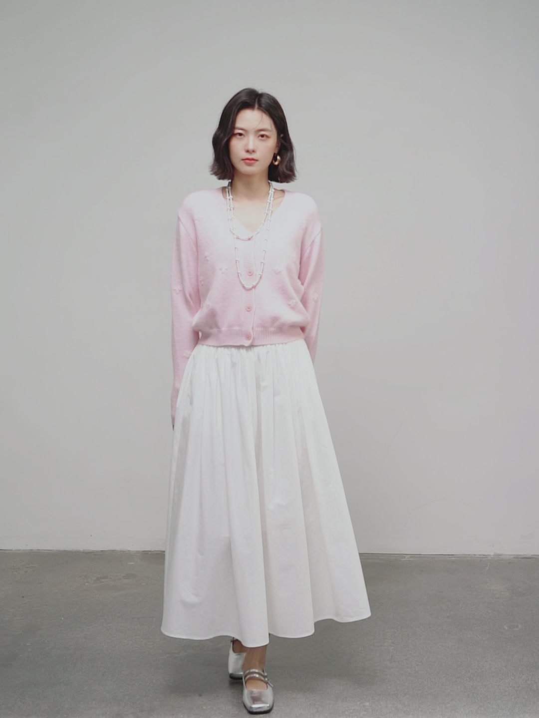 佧茜文这件开衫，穿上就是温柔本柔！