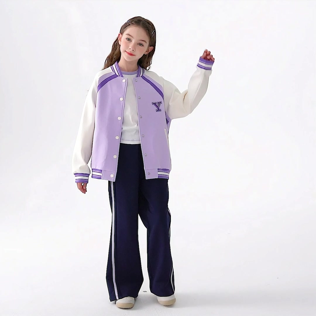 糖果学院字母外套,英氏YEEHOO让宝宝秒变学院风小可爱!