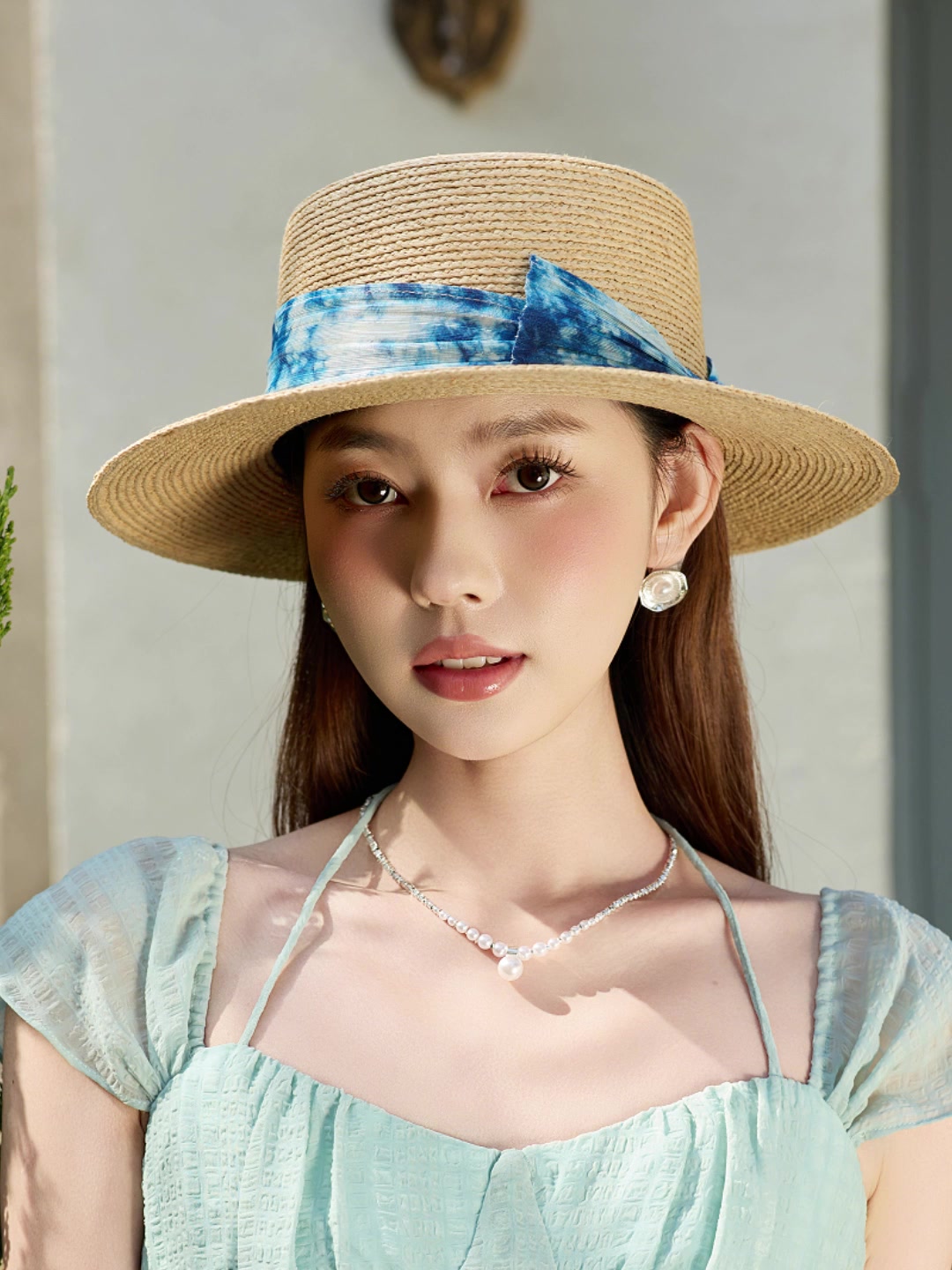 怀旧赫本风拉菲草帽，复古女孩的夏日防晒必备！