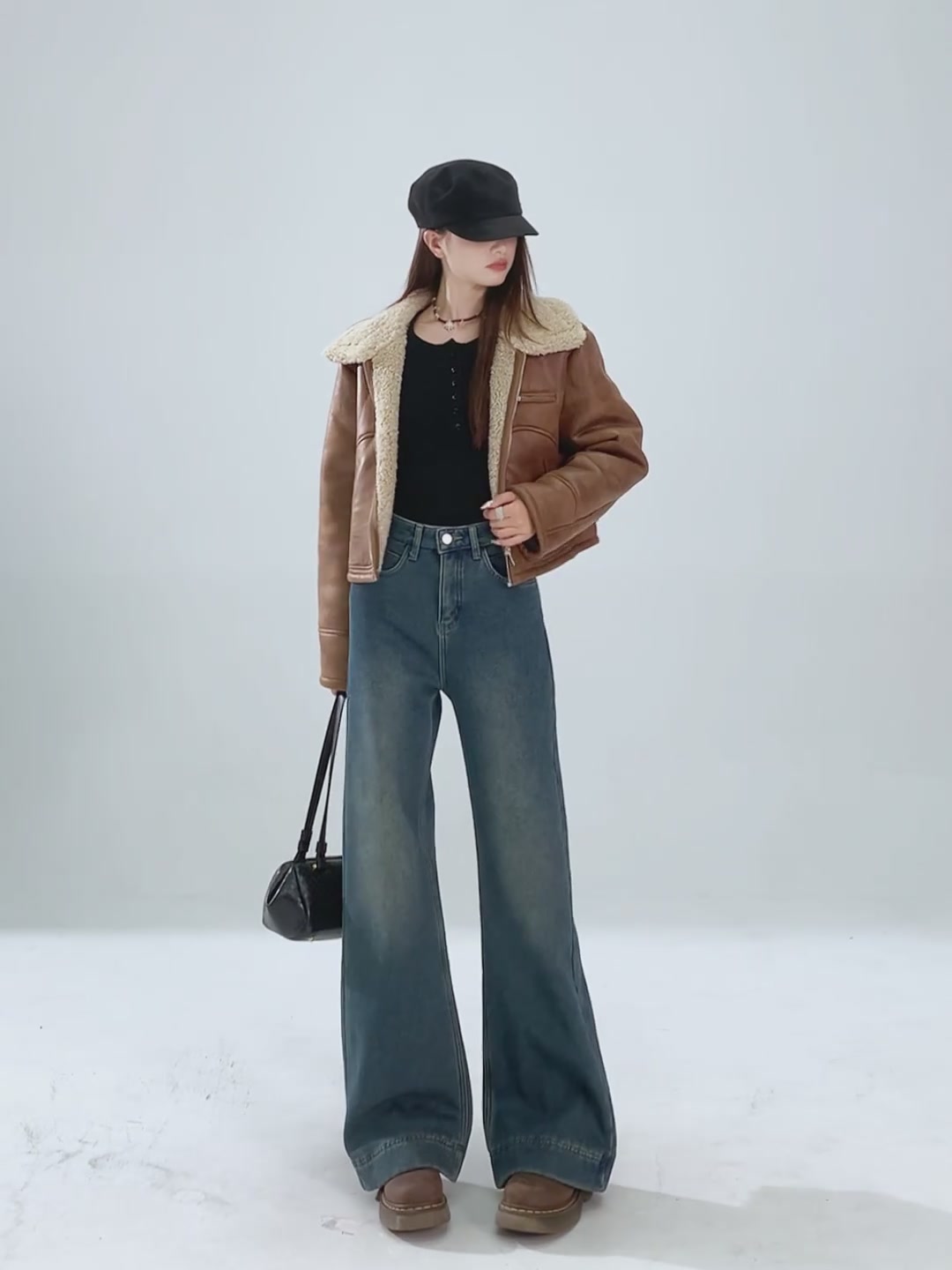 歌谛婕这条加绒阔腿裤，我穿了整整一个冬天才敢说真话