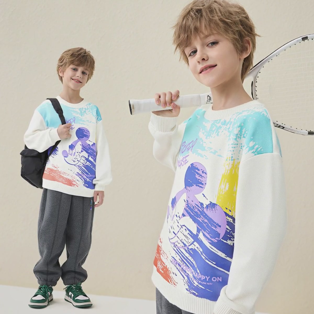 迪士尼baby针织衫：硬核潮范，萌娃的时尚初体验