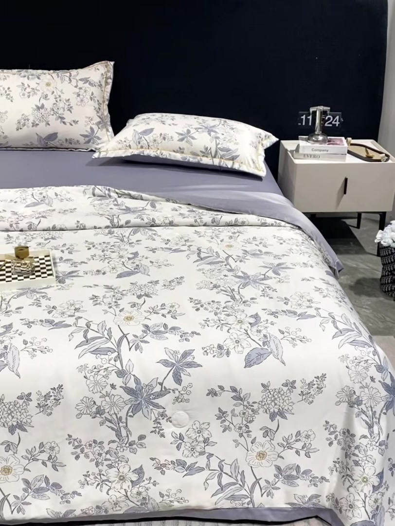 夏日冰丝被套四件套：爸妈的清凉之选，我的睡眠革命