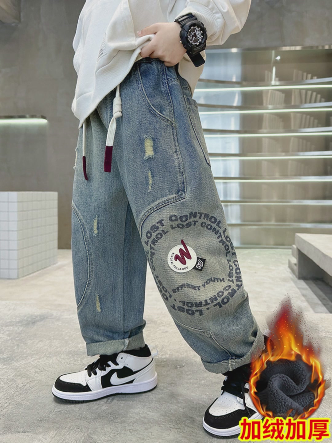 汤姆牛男童加绒牛仔裤：潮流与保暖的完美结合，值得入手吗？