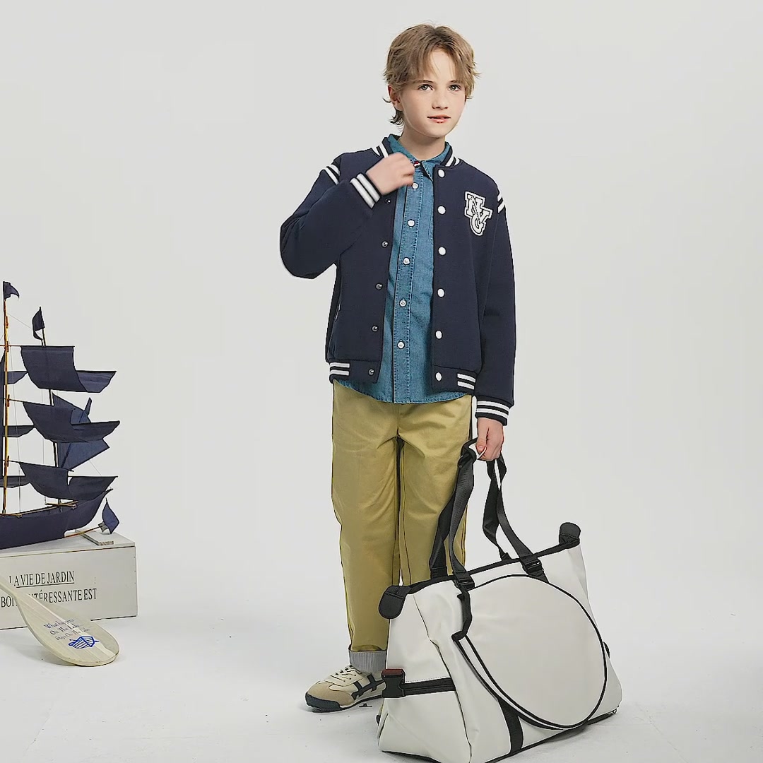 纳维凯尔儿童针织外套：空气层设计，让宝贝舒适如风