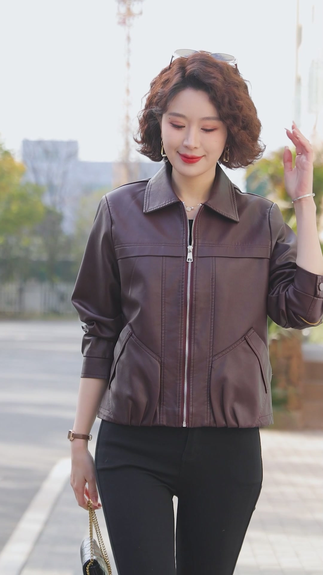 岁月不败美人，我的皮衣穿搭日记