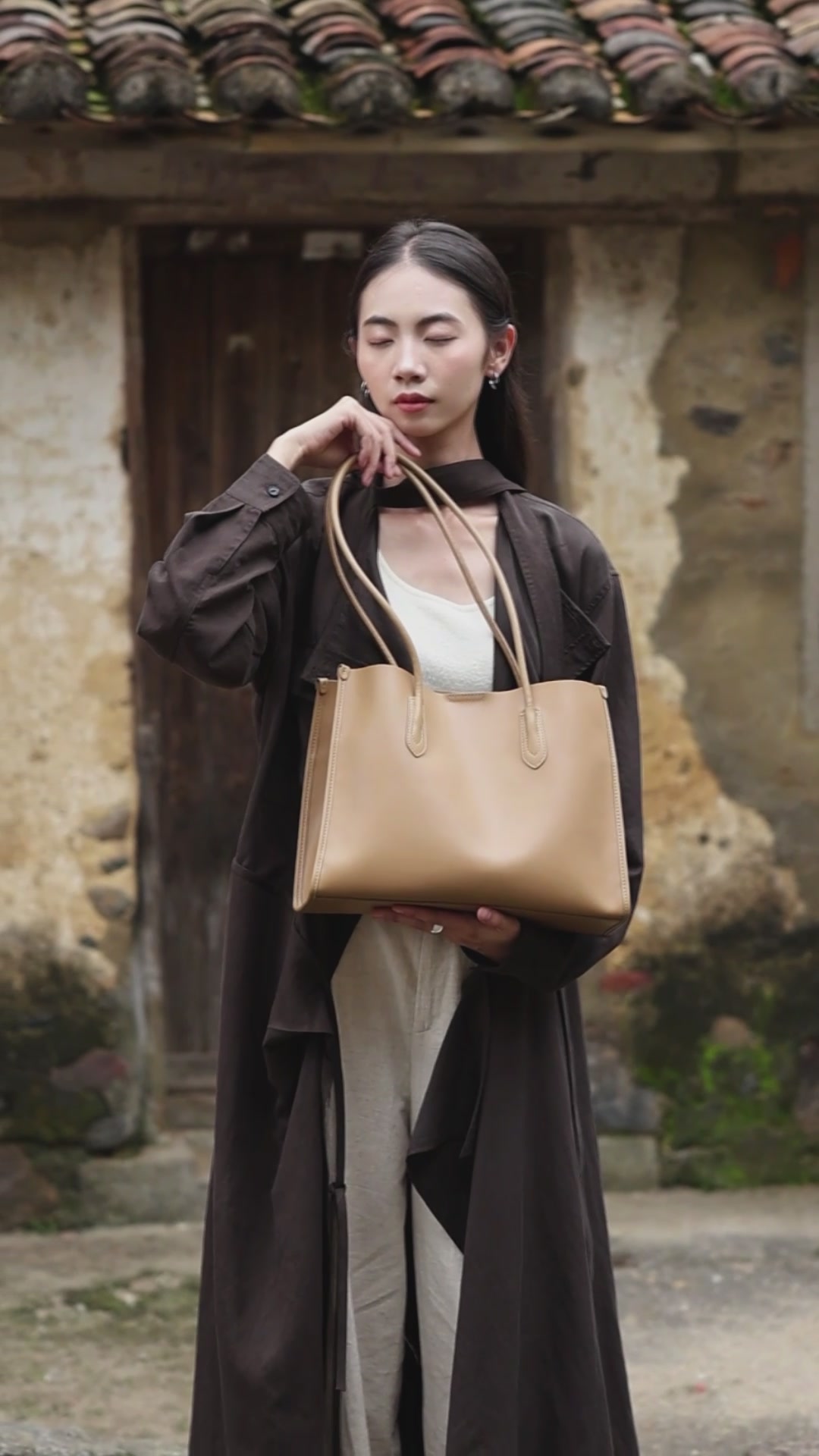 2026秋冬新宠！纳兰杜真皮托特包，文艺女孩的通勤必备✨