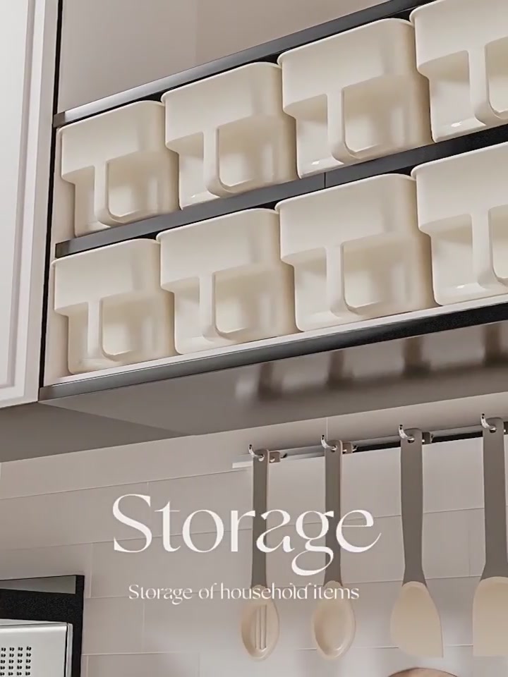 厨房高处收纳神器？孙小美吊柜收纳盒深度体验，优缺点全解析！