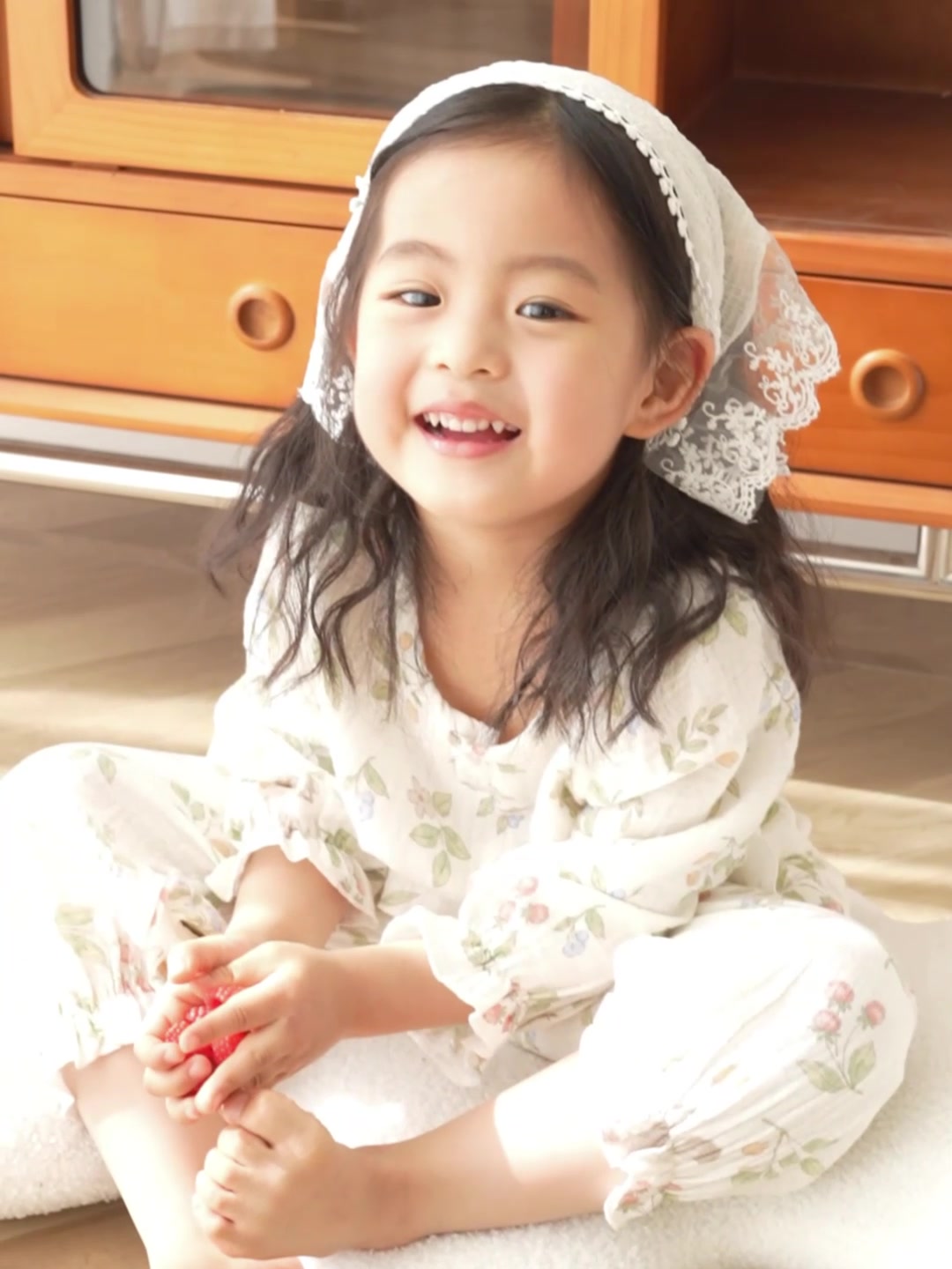 笑乐屋女童棉纱睡衣：亲肤透气，娃的夏日睡眠神器！