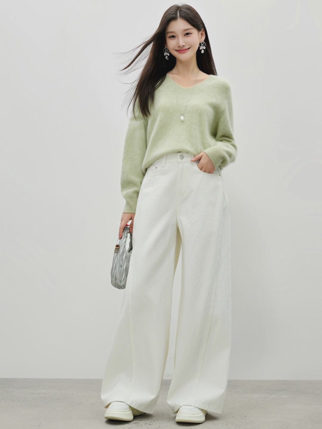 秋水伊人这条牛仔裤，我穿出了“松弛感”还是“冤大头感”？