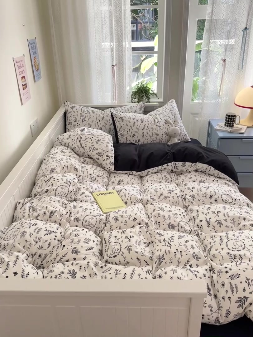 开学季宿舍大改造！这款水洗棉三件套让我秒变寝室小清新