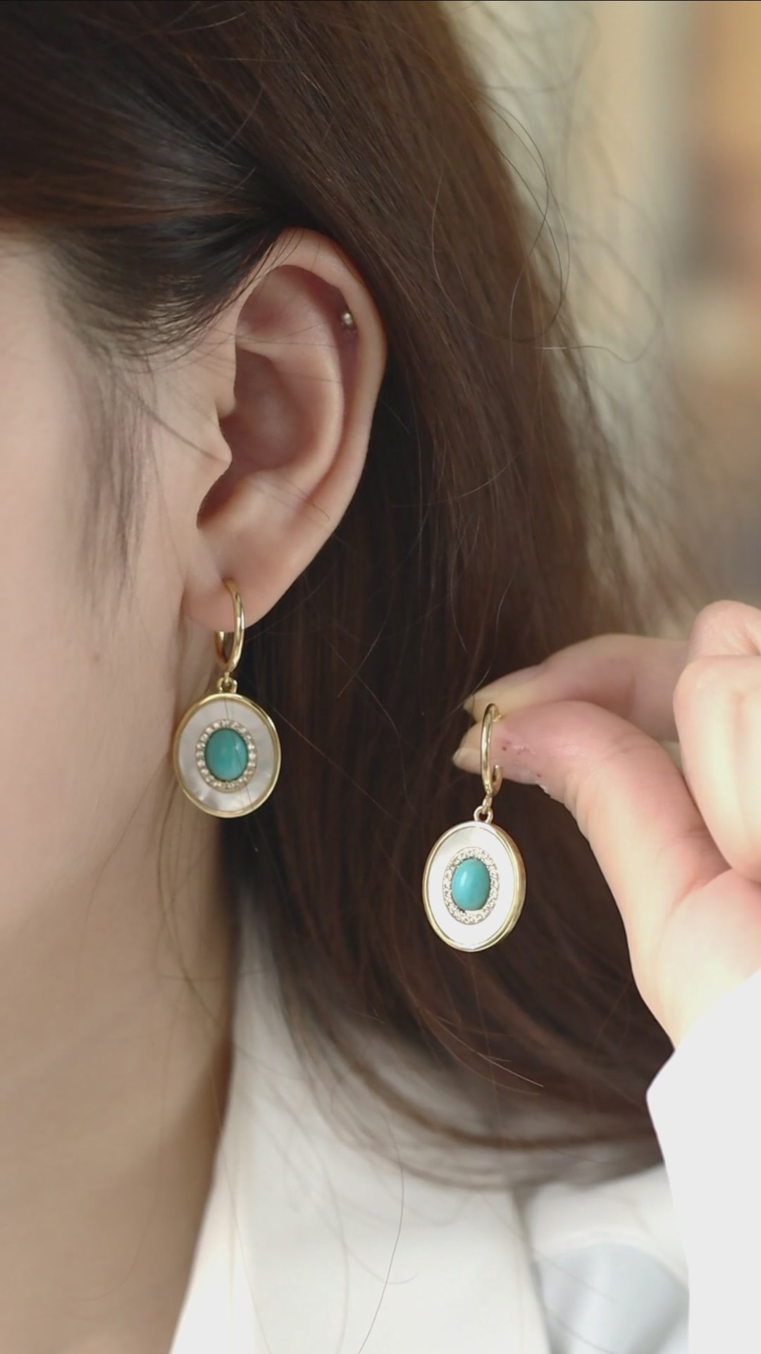 NATURALLY JOJO绿松石项链：复古轻奢的优雅气质，百搭锁骨链的时尚新宠