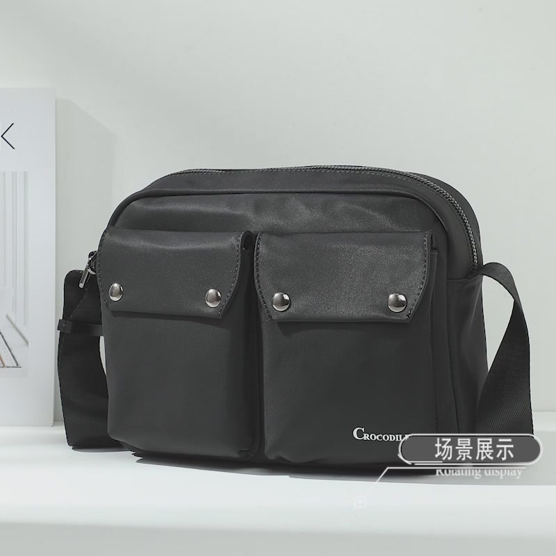 鳄鱼恤男士单肩包：698元买了个“布袋子”，值吗？