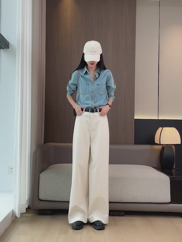 今芙杏色直筒裤测评：棉麻界的一股清流，还是智商税？