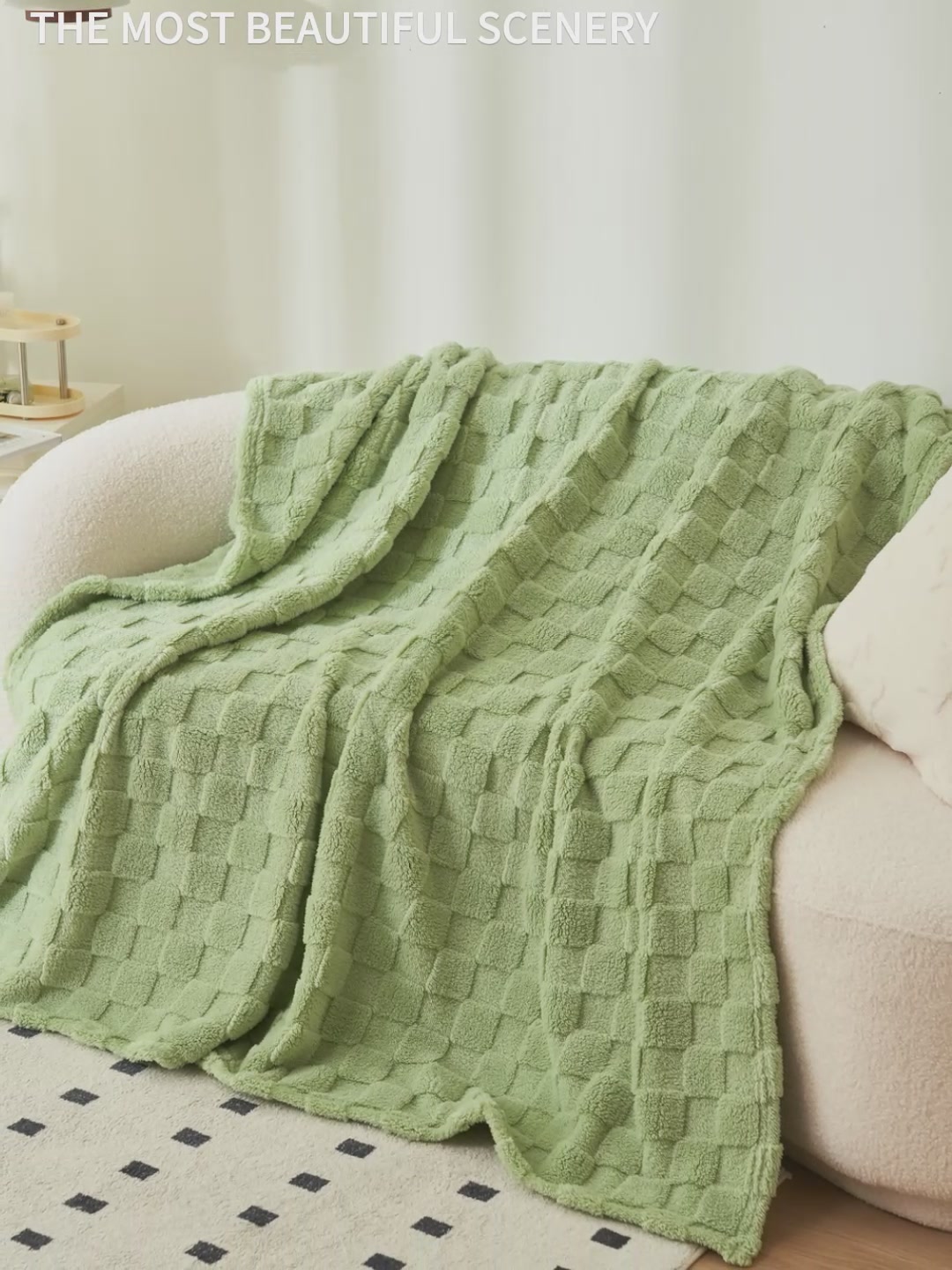 139元搞定全场景毛毯！外贸塔芙绒华夫绒，高克重超治愈！