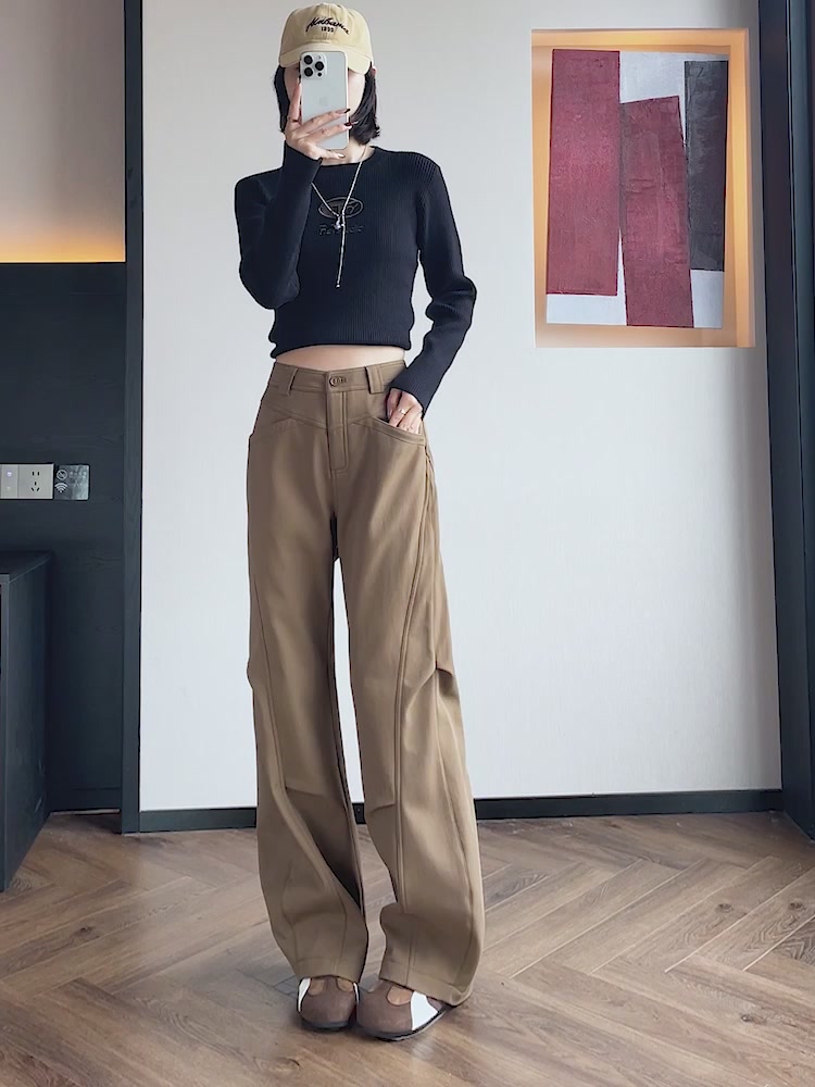 今芙复古美式弯刀工装裤：秋冬加绒神裤，穿出勇敢复古风！