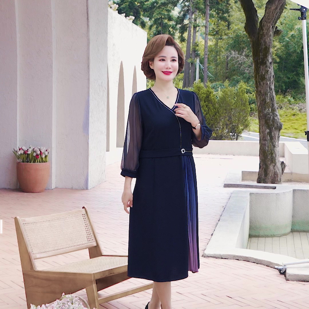 穿上它，妈妈秒变气质女神！寻蔻年华雪纺连衣裙真实体验分享