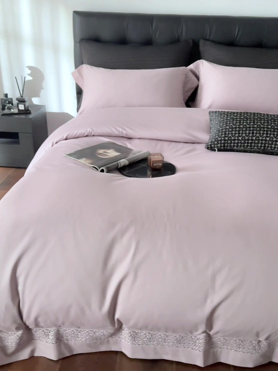 裸睡星人必入!浮影100S长绒棉四件套,亲肤到不想起床✨