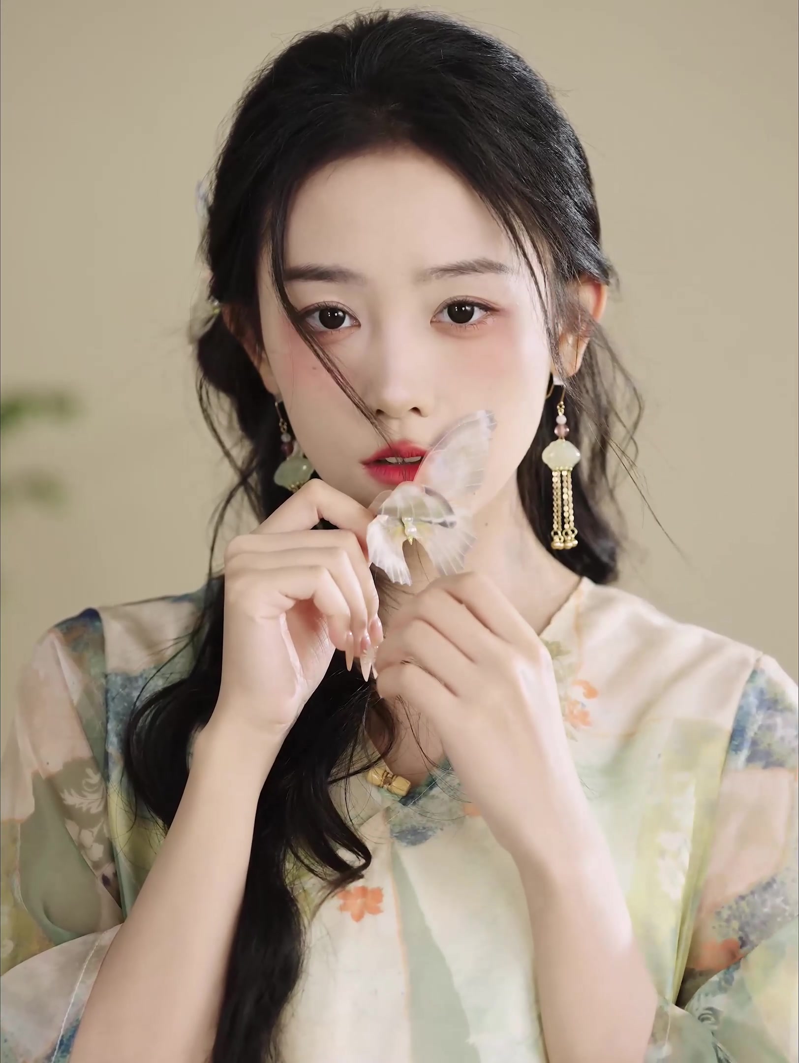 新中式国风斜襟套装，文艺女孩的夏日情怀