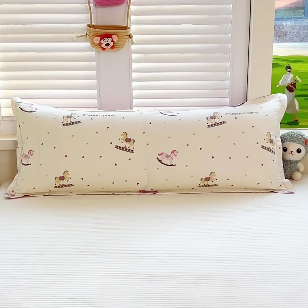 南方生活全棉枕套开箱!AB版印花太治愈了,睡醒心情都变好