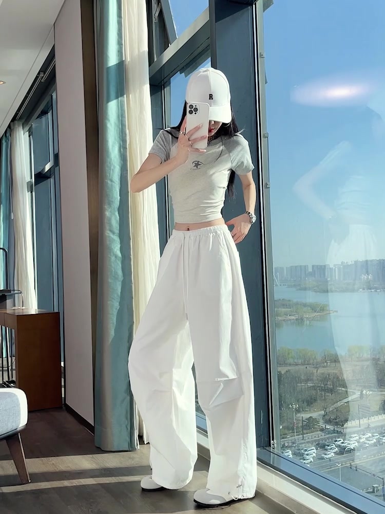 今芙裤脚两穿工装裤：潮流速干，一裤两穿，轻松玩转美式风