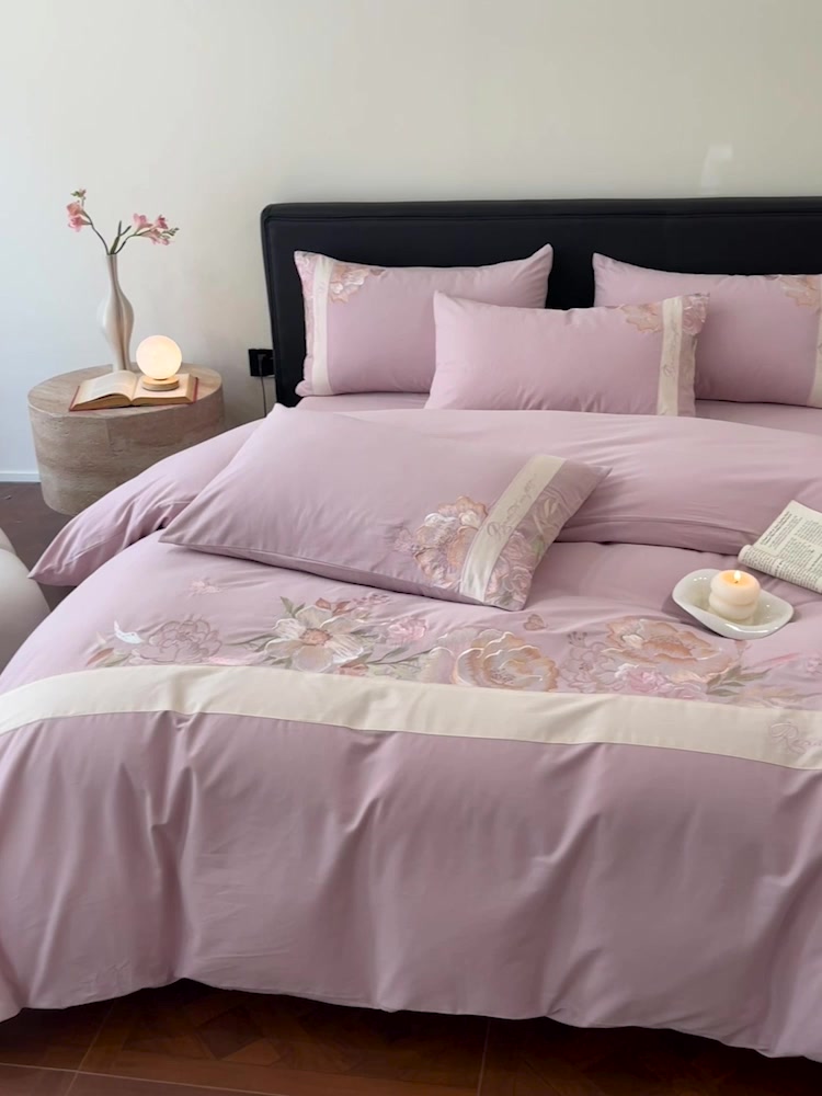 浮影轻奢四件套：2398元买来的‘磨毛’体验，值吗？