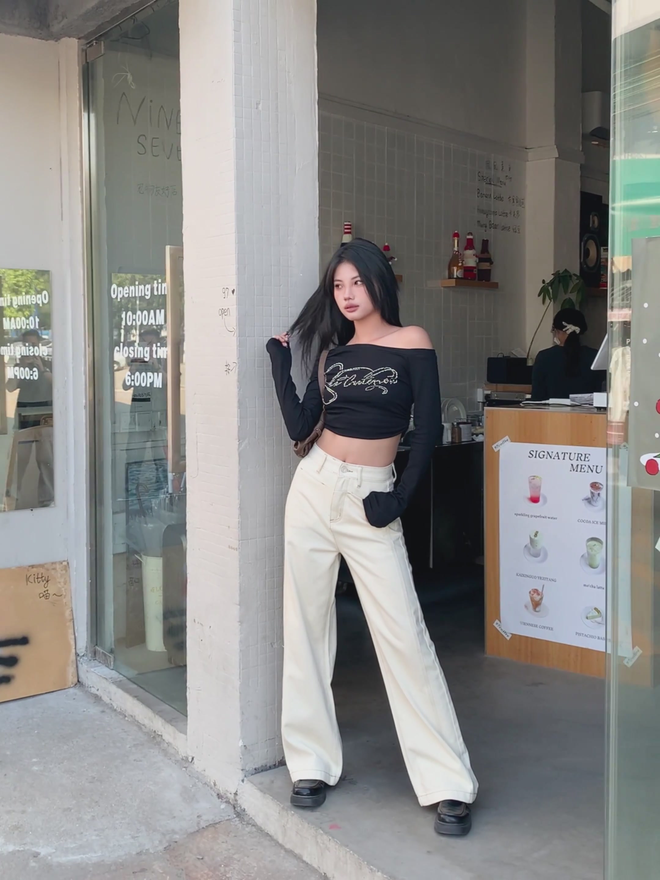 绝了！这条复古拼接牛仔裤让我秒变90年代美式甜心💖