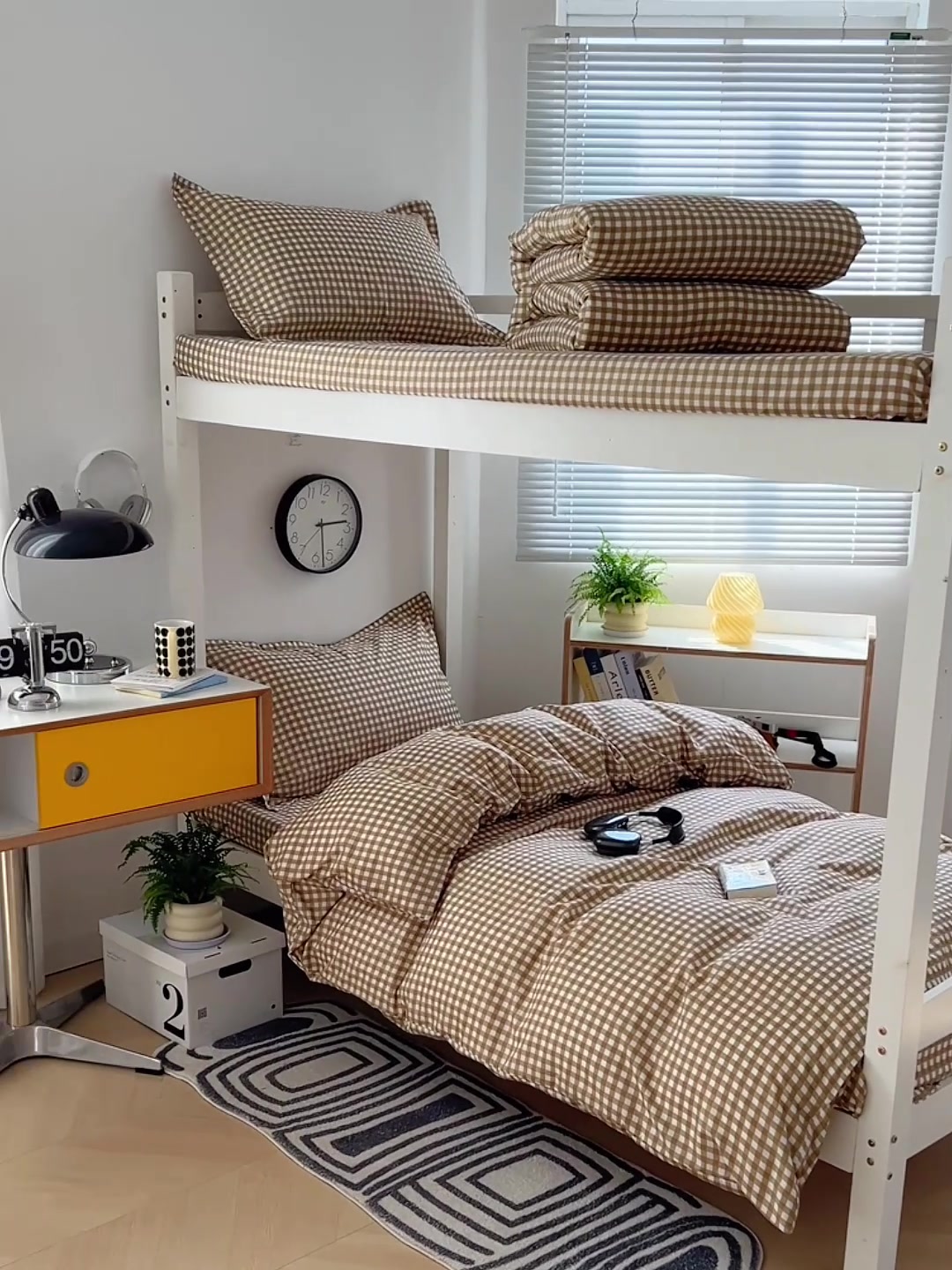 开学季必入！爸妈送的格子六件套，宿舍秒变温馨小窝✨