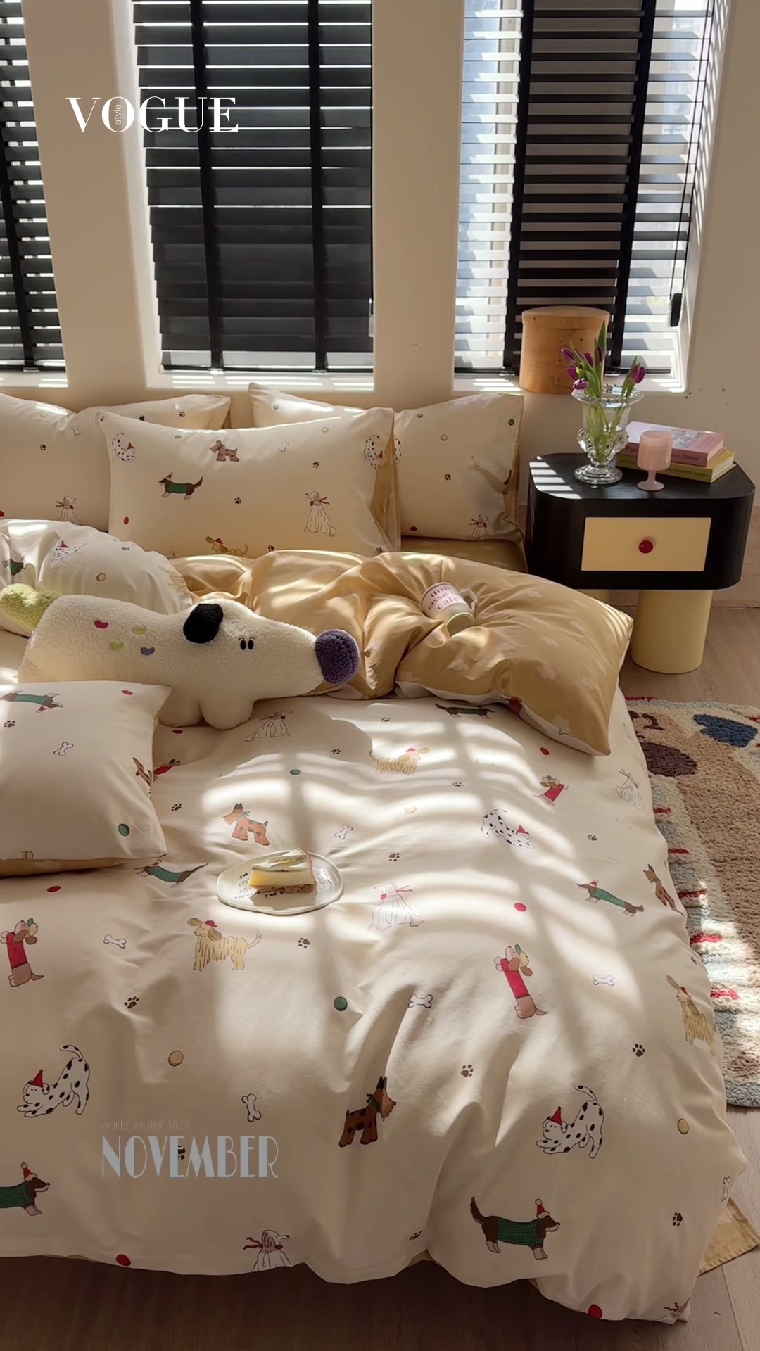 独居女孩的床品新宠：寐芸阁A类全棉四件套，治愈系卡通印花让我宅家更快乐