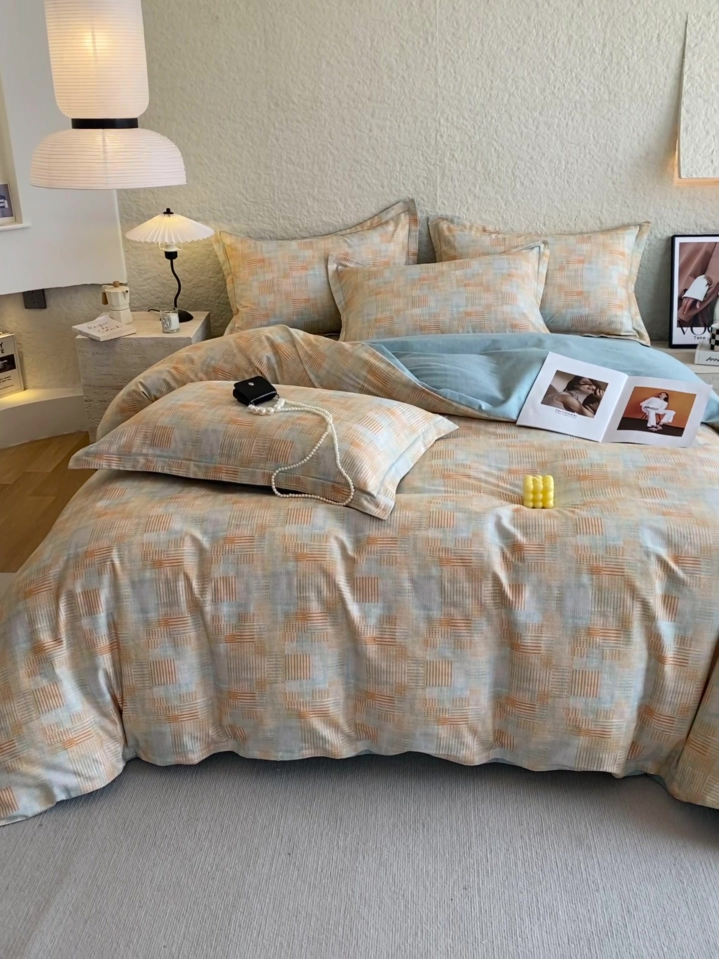 眠格全棉磨毛四件套：这个秋冬，我只想赖在床上