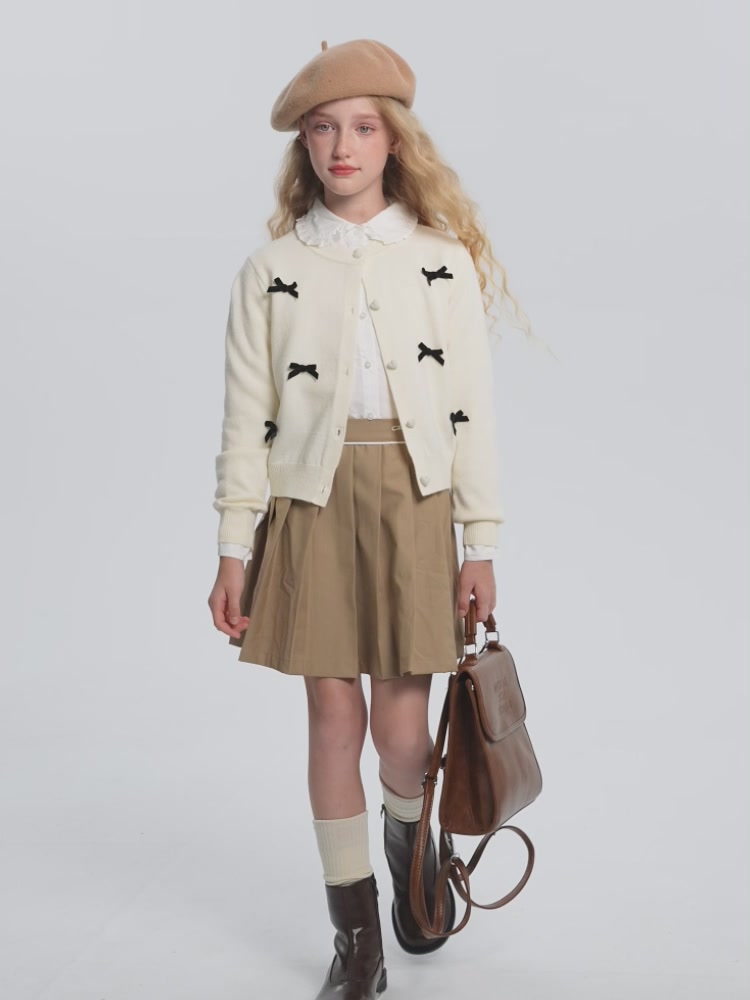 温柔蝴蝶结针织开衫，意大利小帆船NAVIGARE的浪漫邂逅