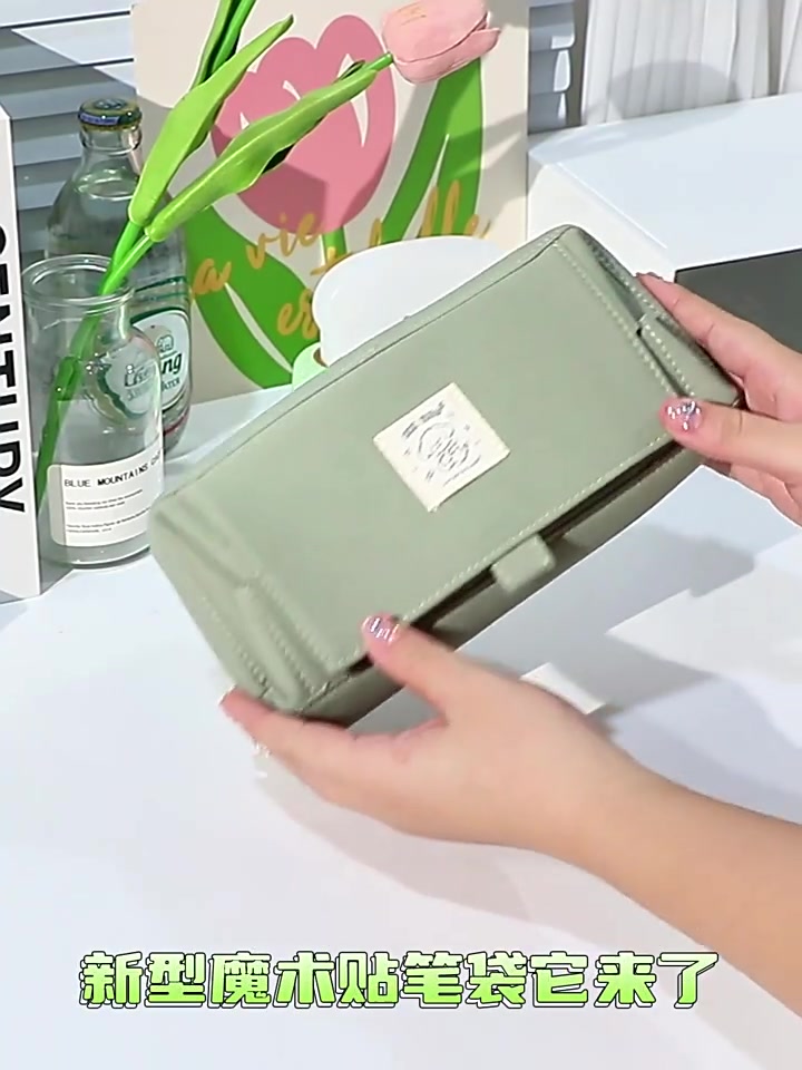 开学季必备！金万年GEnvAnA帆布笔袋，颜值与容量并存✨