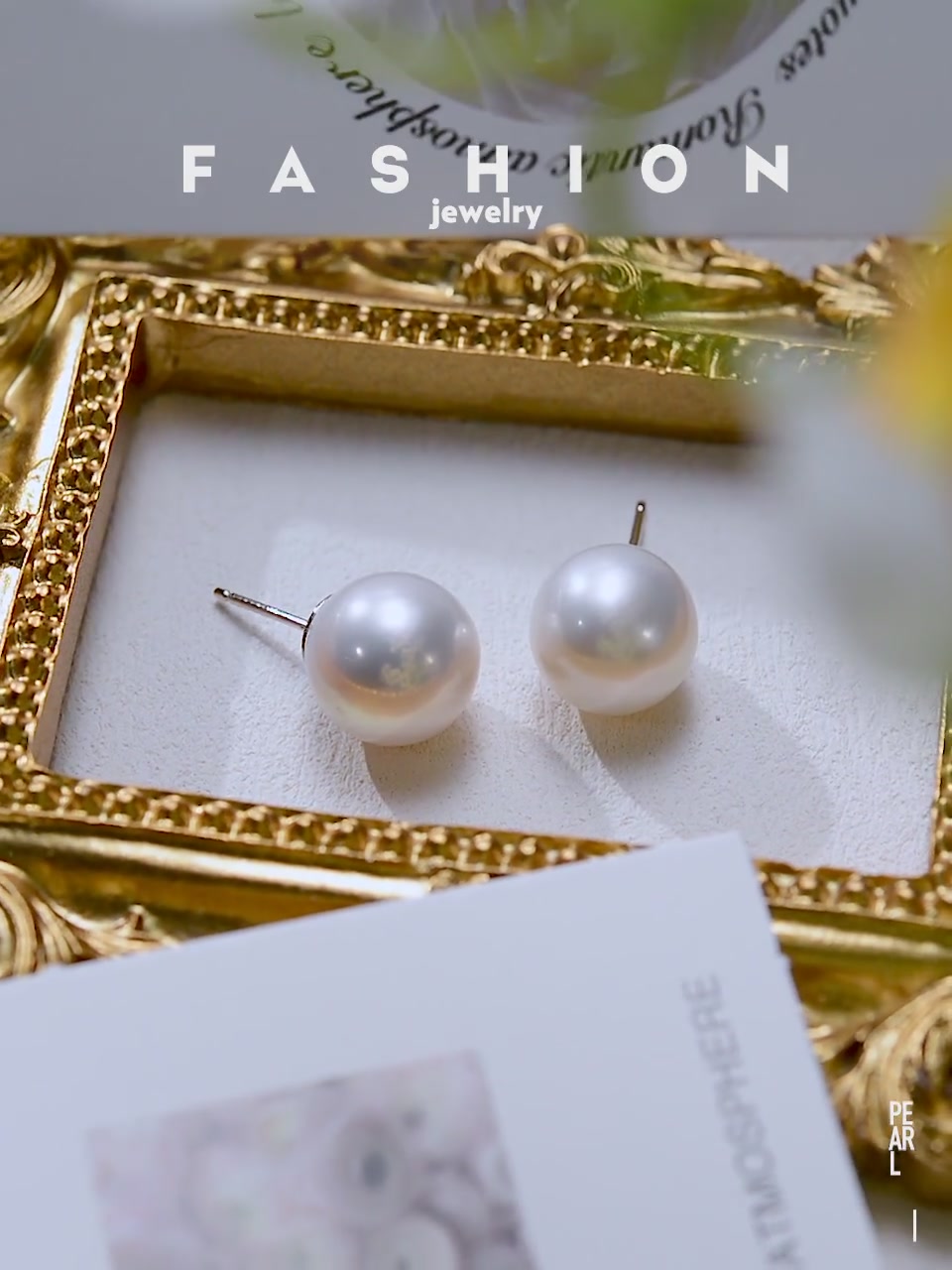 ✨佰色传情珍珠耳钉|S925银饰里的温柔光芒✨
