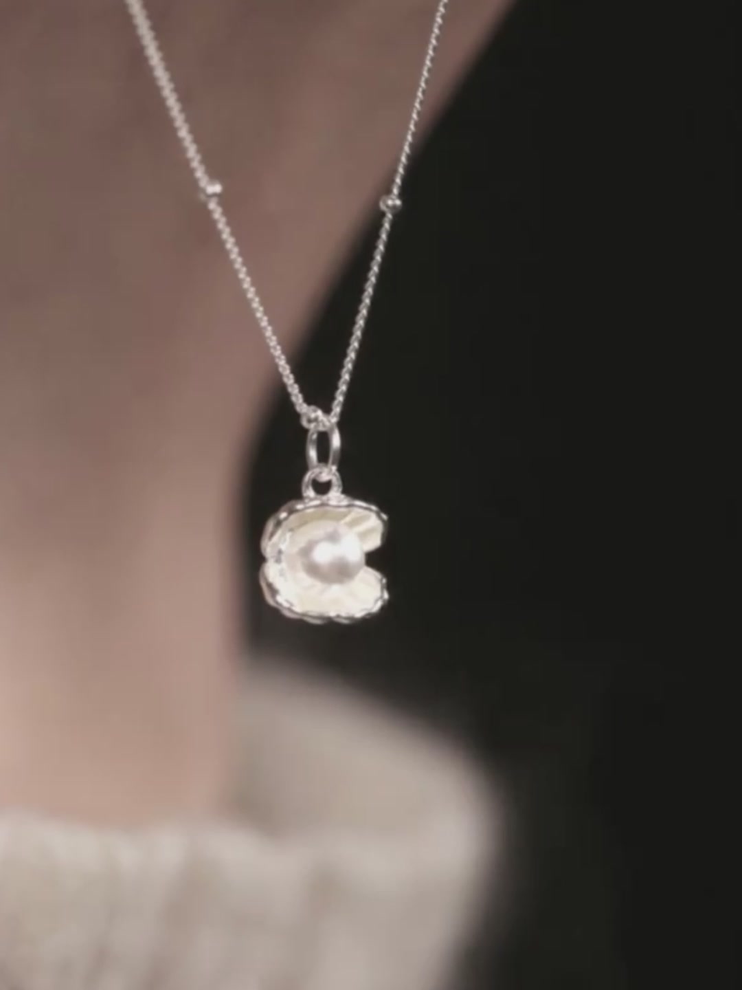 DTOTO 925银‘一贝子’吊坠贝壳项链，轻奢小众气质配饰，甜美女孩必备！
