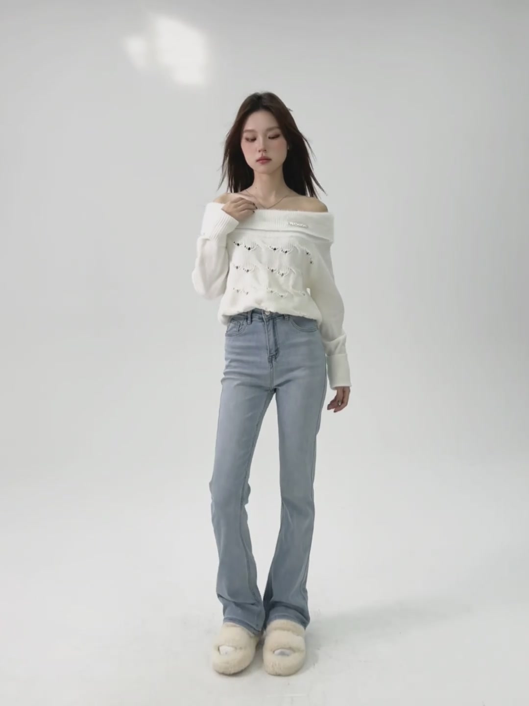 这条K牌高腰微喇叭牛仔裤，让我重新爱上了复古风！