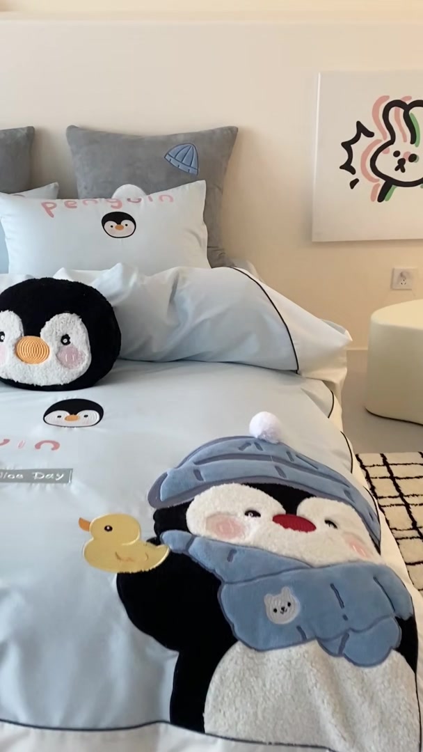 MACT企鹅刺绣四件套：用2598元买来的童趣与品质，值吗？