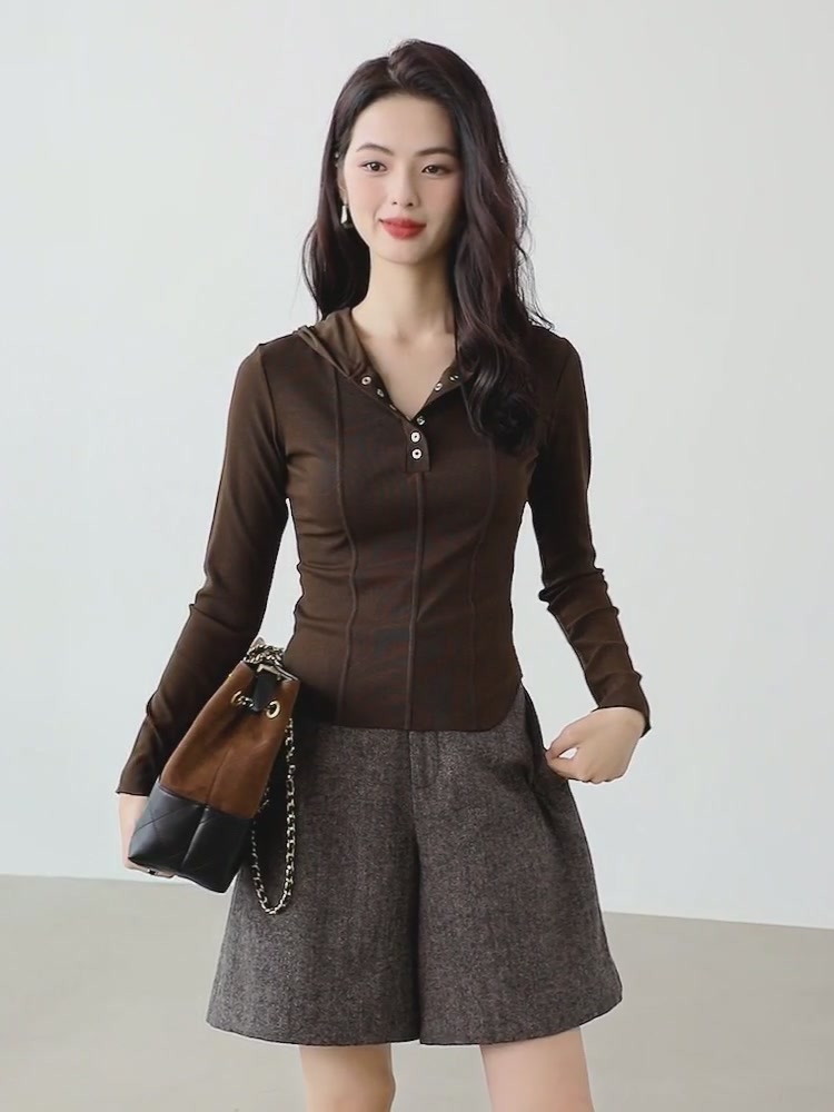 复古港风连衣裙|不规则开叉设计太戳我了! 第2张图片