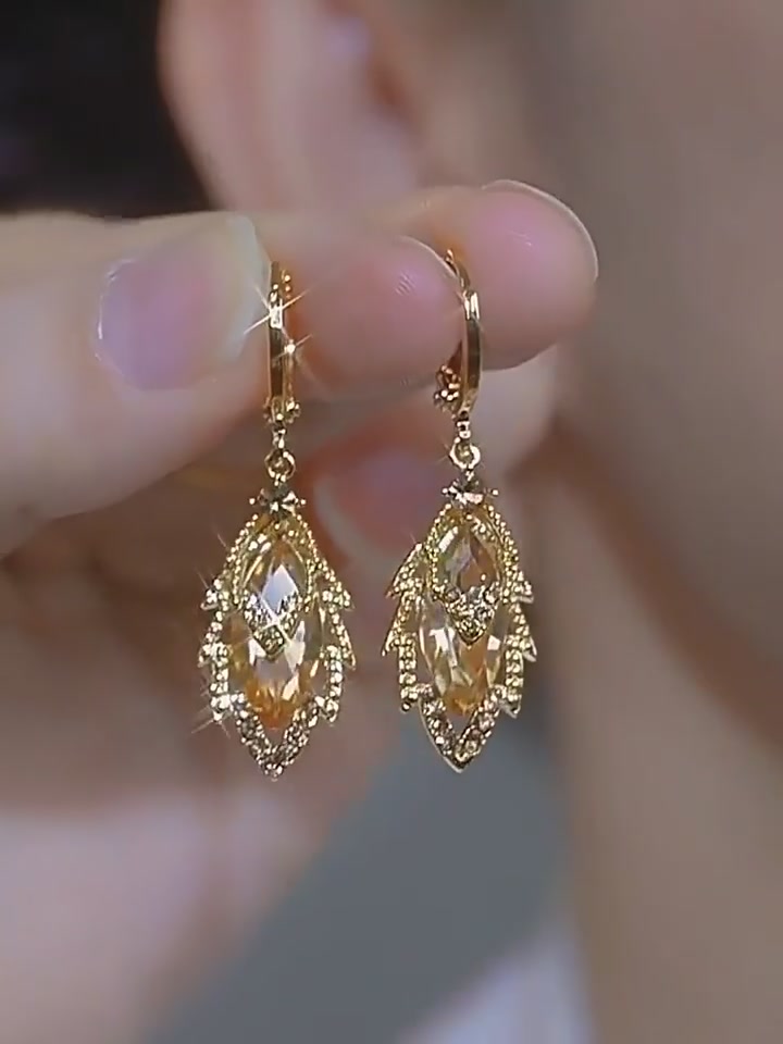 卡铂雅KARBOER紫芯耳钉BD5495：法式浪漫与文艺气质的完美结合