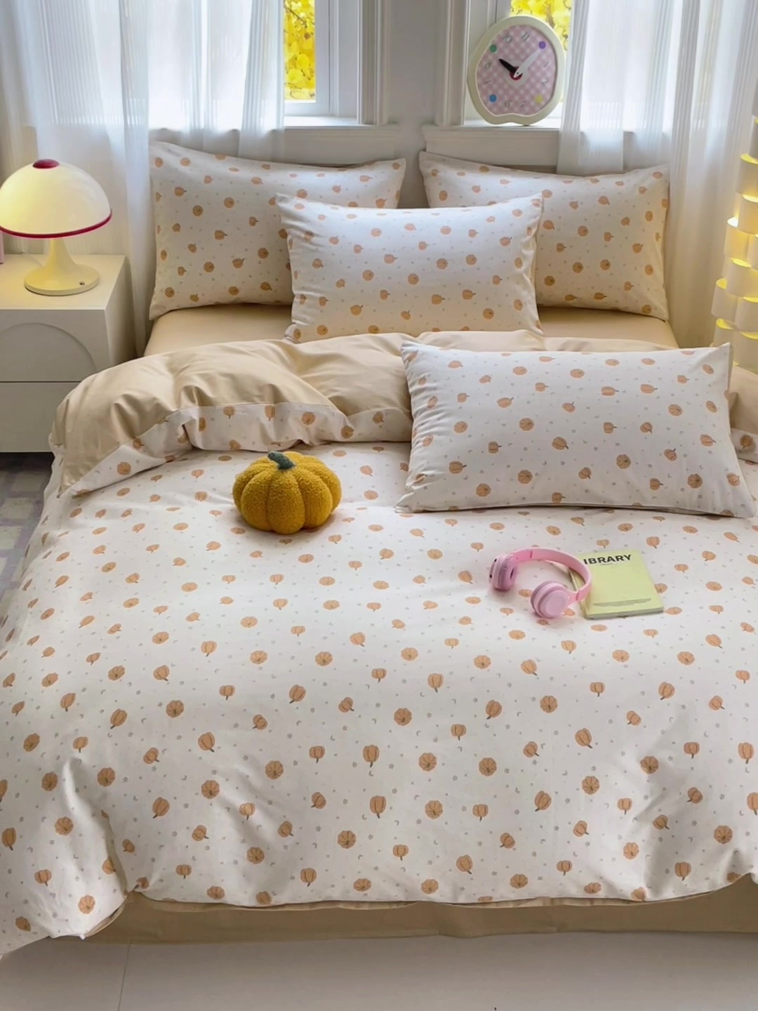 姐妹们！这个四件套也太春天了吧🌸 睡进去就是仙女本仙！