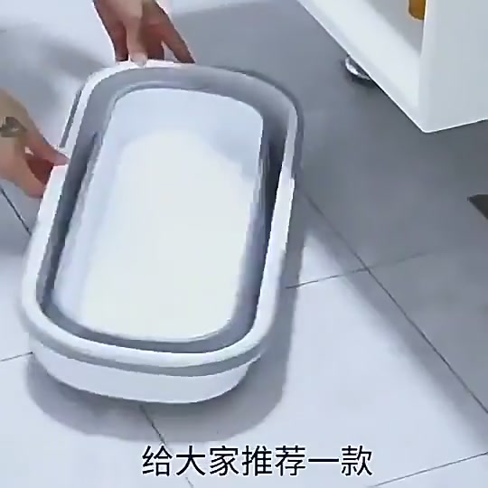 拖地神器！折叠拖把桶让我爱上做家务💦