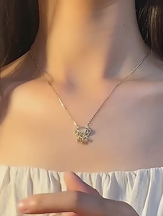 百元级闪耀！顽石记18K包金水晶项链，实测不褪色还送证书