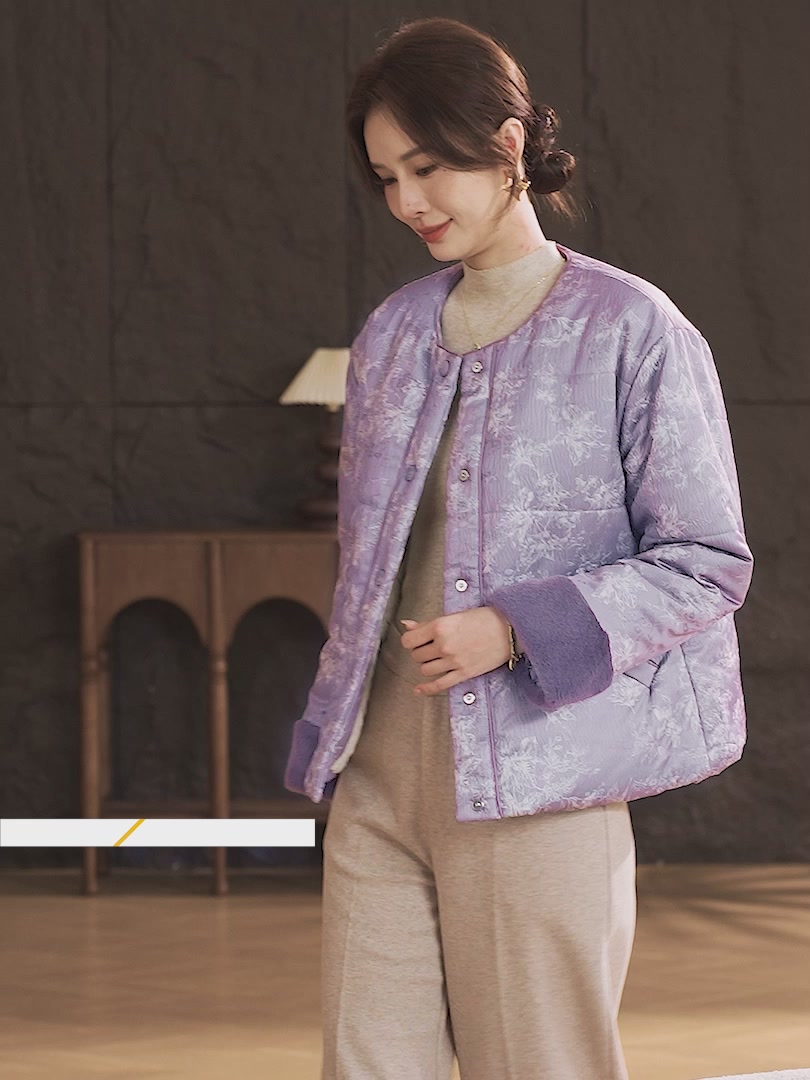 给老妈买的加绒棉袄，她嘴上说浪费钱，身体却很诚实