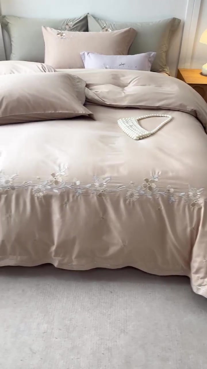 文艺女孩的卧室改造 | 保睿利斯栀夏四件套，让睡眠变成一种艺术