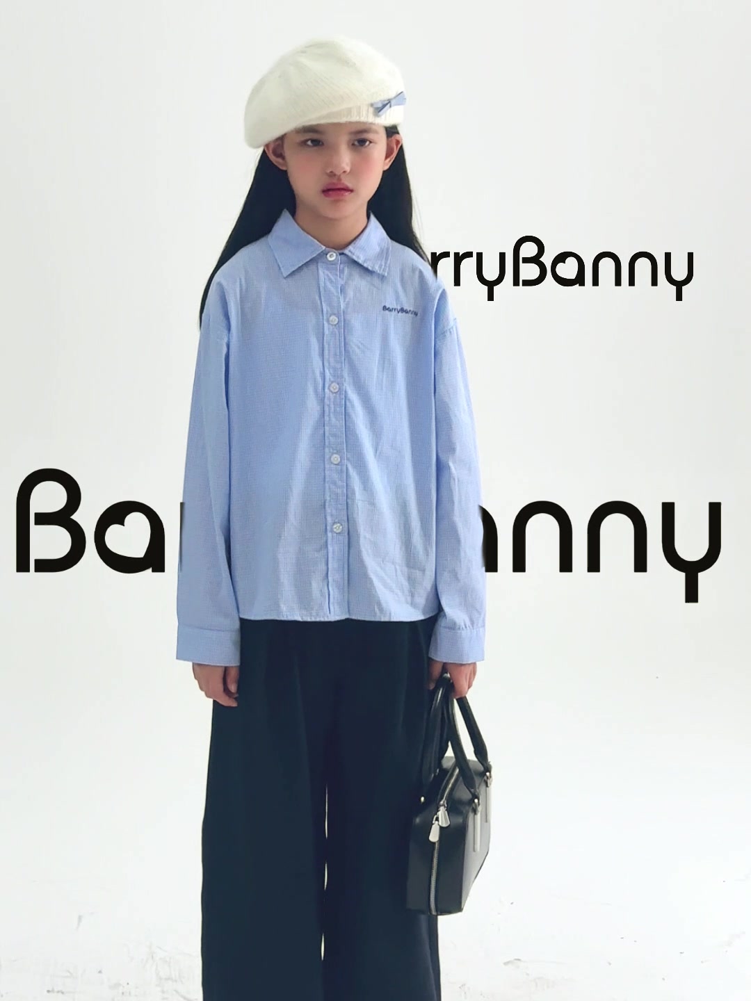 Barry Banny条纹衬衫：韩系女童的秋日百搭神器，但价格有点小贵