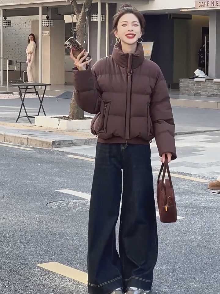 茗钥羽绒服：小个子的冬日救星，90白鸭绒让我秒变韩剧女主！