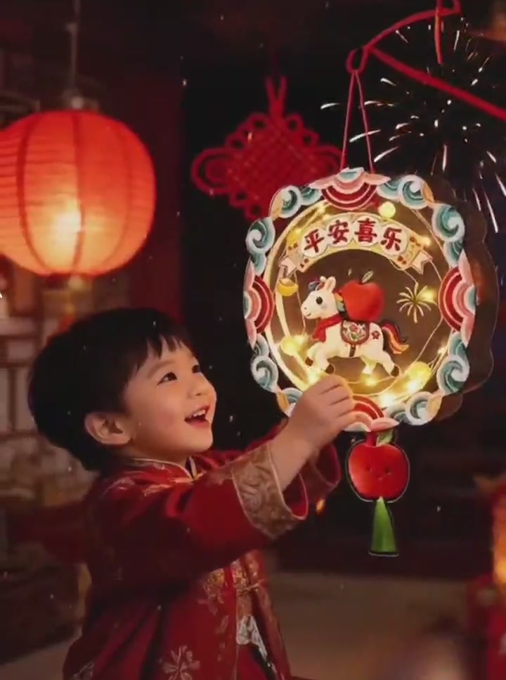 KISS ME DOLL 聪明伶俐5D毛绒灯笼：马年快乐，挂出节庆新高度！