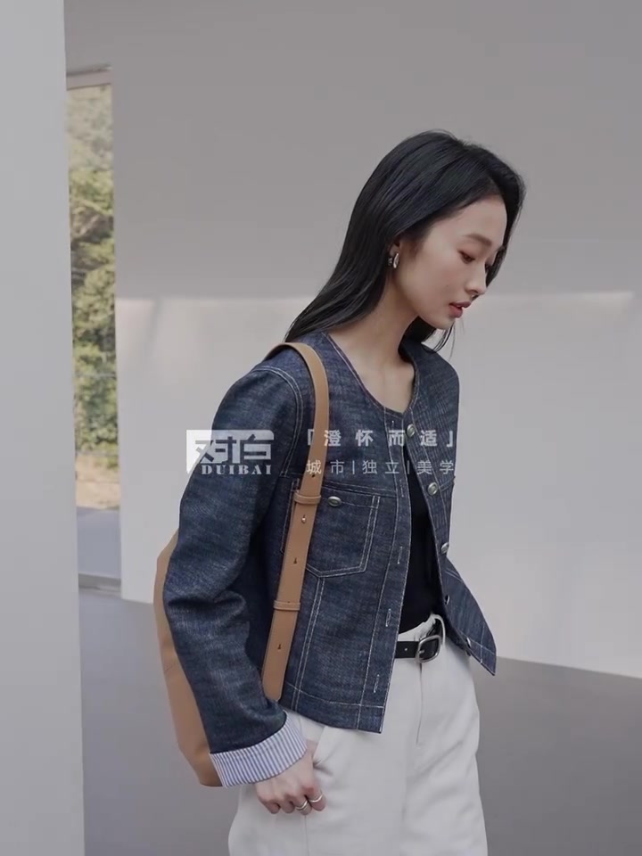 复古箱型仿牛仔短外套：是潮流回潮还是智商税？