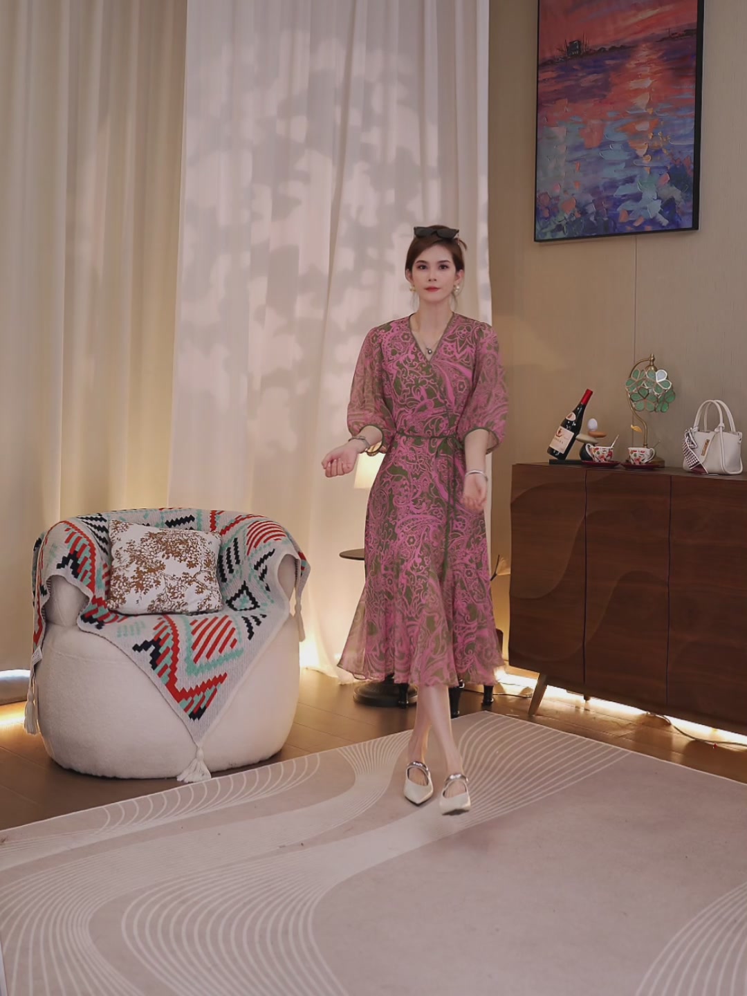 兰瑟儿这条裙子，穿上就是度假女王？我赌你不敢这么穿！